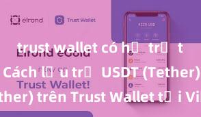 trust wallet có hỗ trợ tron không Cách lưu trữ USDT (Tether) trên Trust Wallet tại Việt Nam